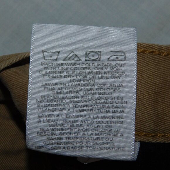 WRANGLER Fleece Lined Tan Cargo Pant Mens 36" x 29" ** READ - Picture 6 of 9